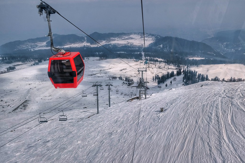 Gulmarg gondola cable ride